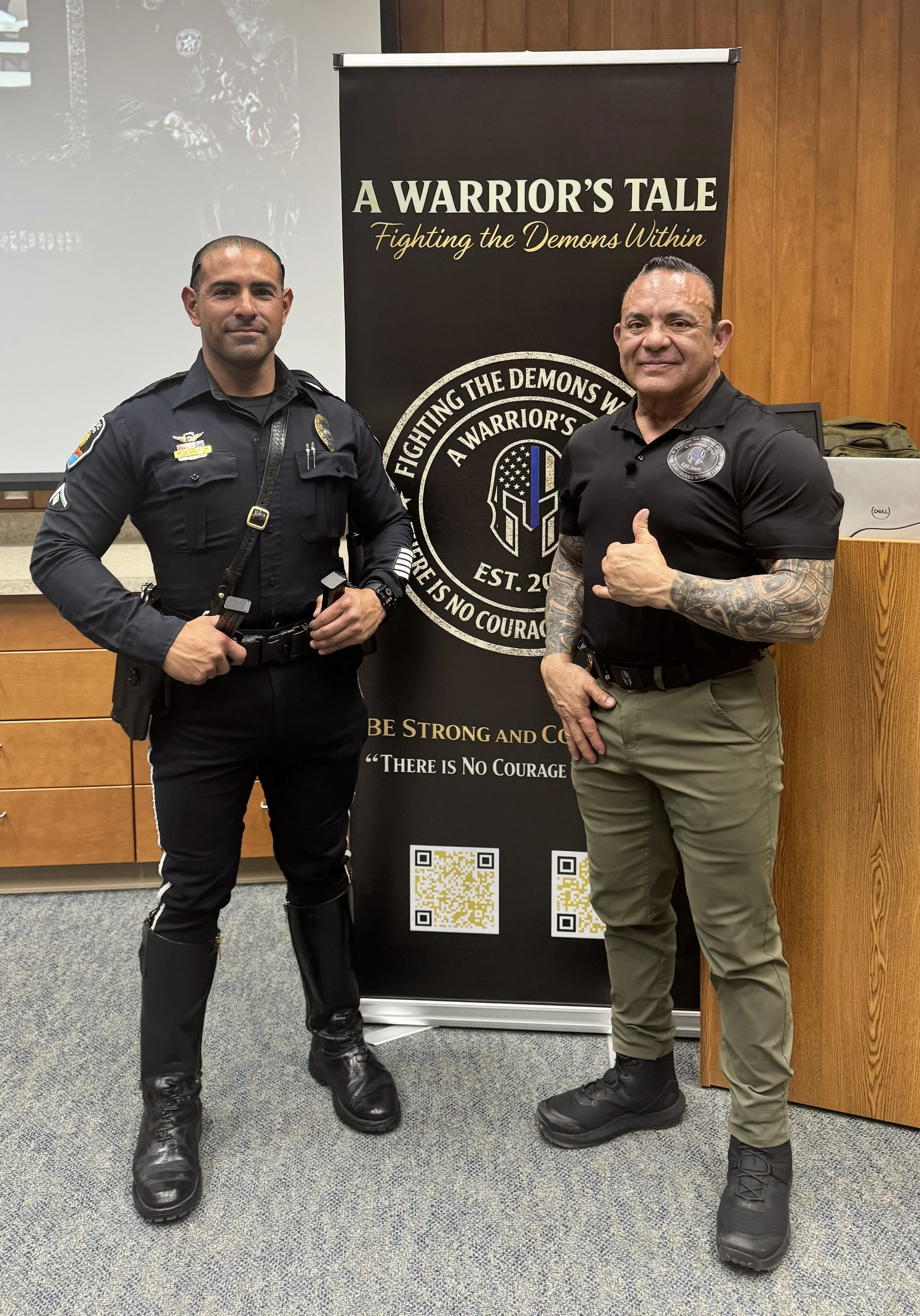 Jun 11, 2026 Officer Adrian Del La Garza and Capt. Garcia