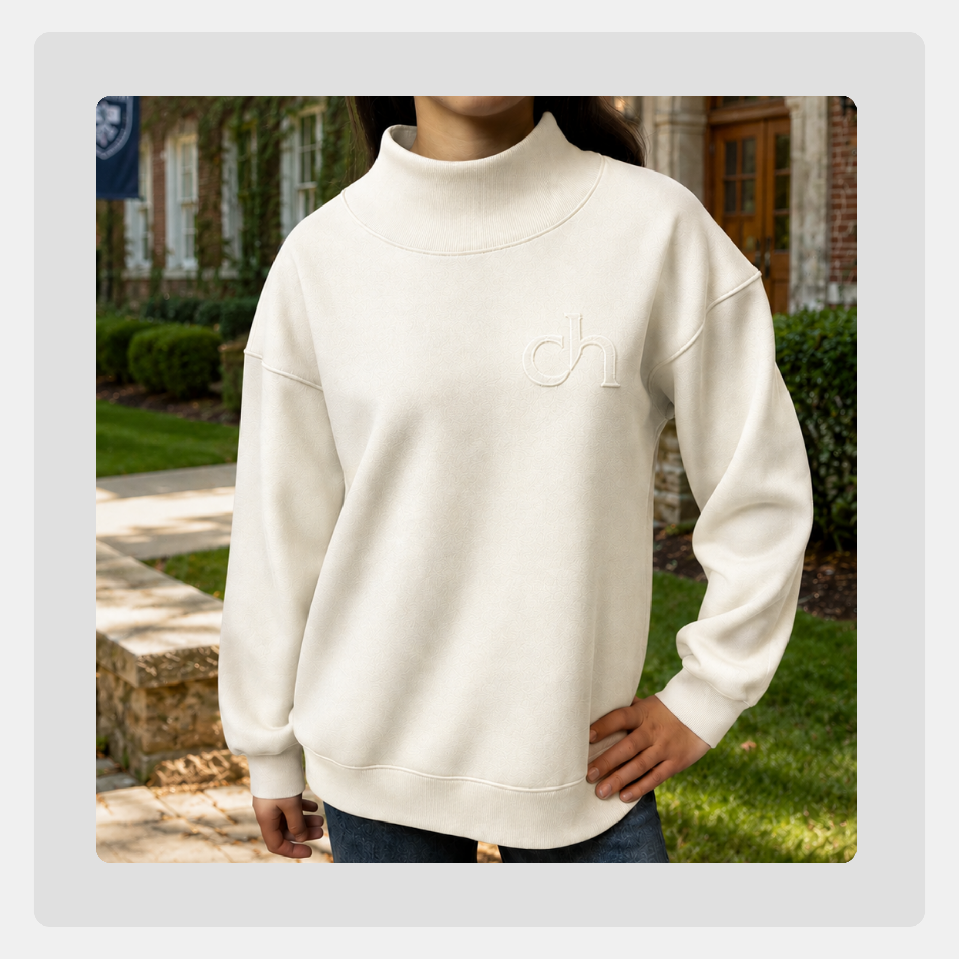 Mock Neck Pullover
