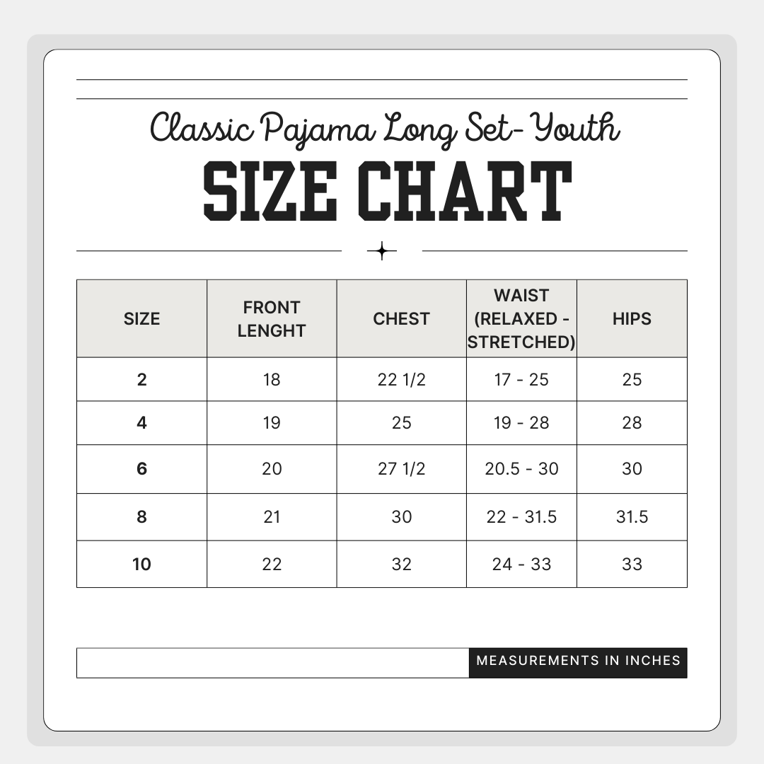 Classic Pajama Long Set Youth.png