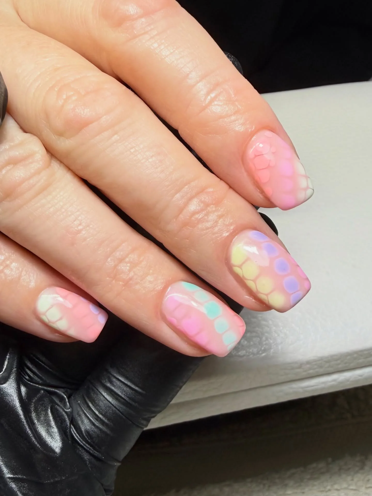 Pastel nail season 🫶🏻💐🎨

Using @the_gelbottle_inc Biab 19, Away, Tiffany, Sprinkles, Californian 

@the_gelbottle_inc #PastelMani #TGBInsider #wokingnails #bloominggel #springnails