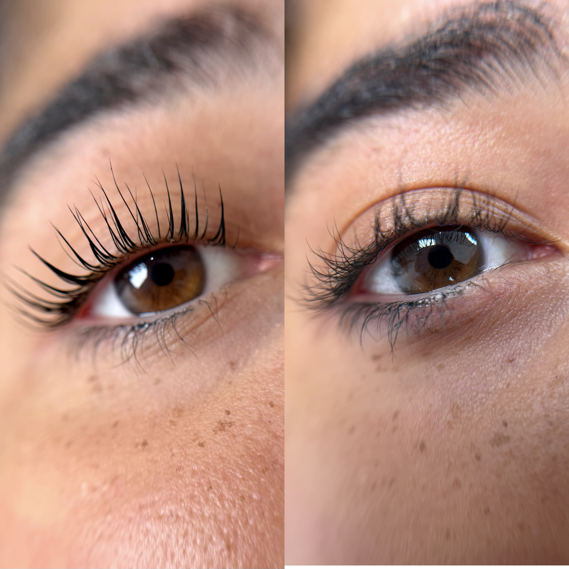 Korean lash lift treatment creating beautifully lifted natural lashes at Gemma Dawson Beauty in Woking.