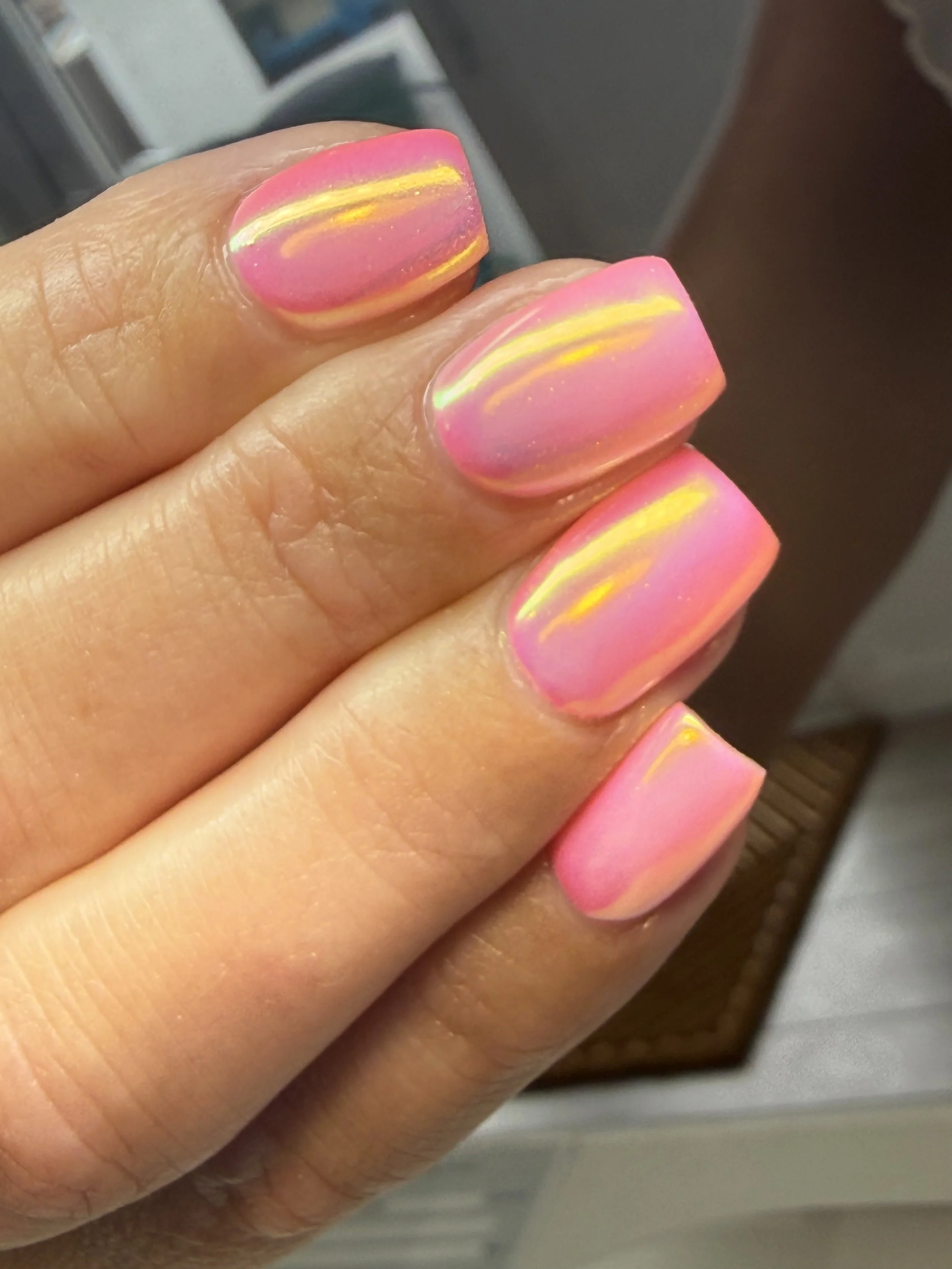 The Gel Bottle Biab Chrome Nails