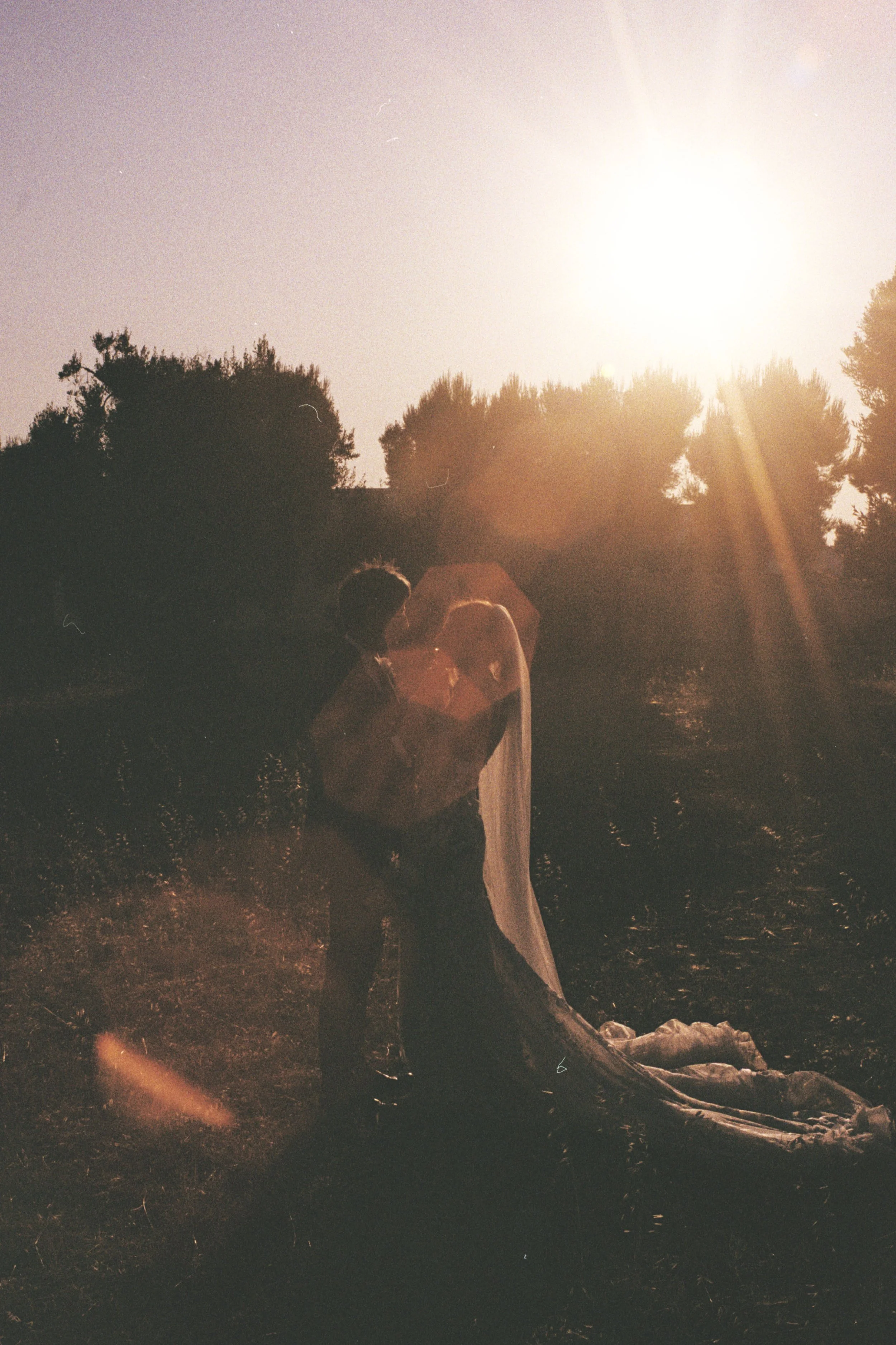 analog film wedding italy