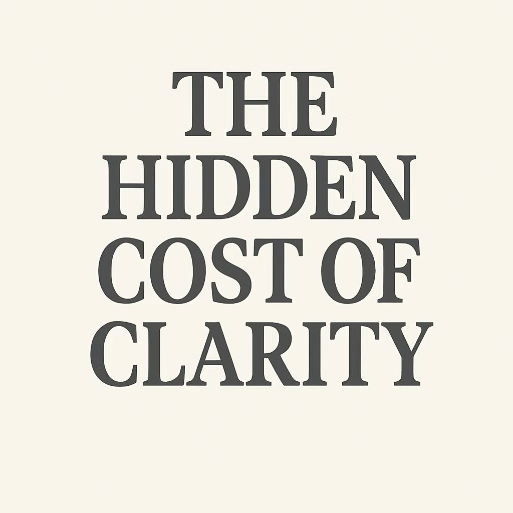The Hidden Cost of Clarity