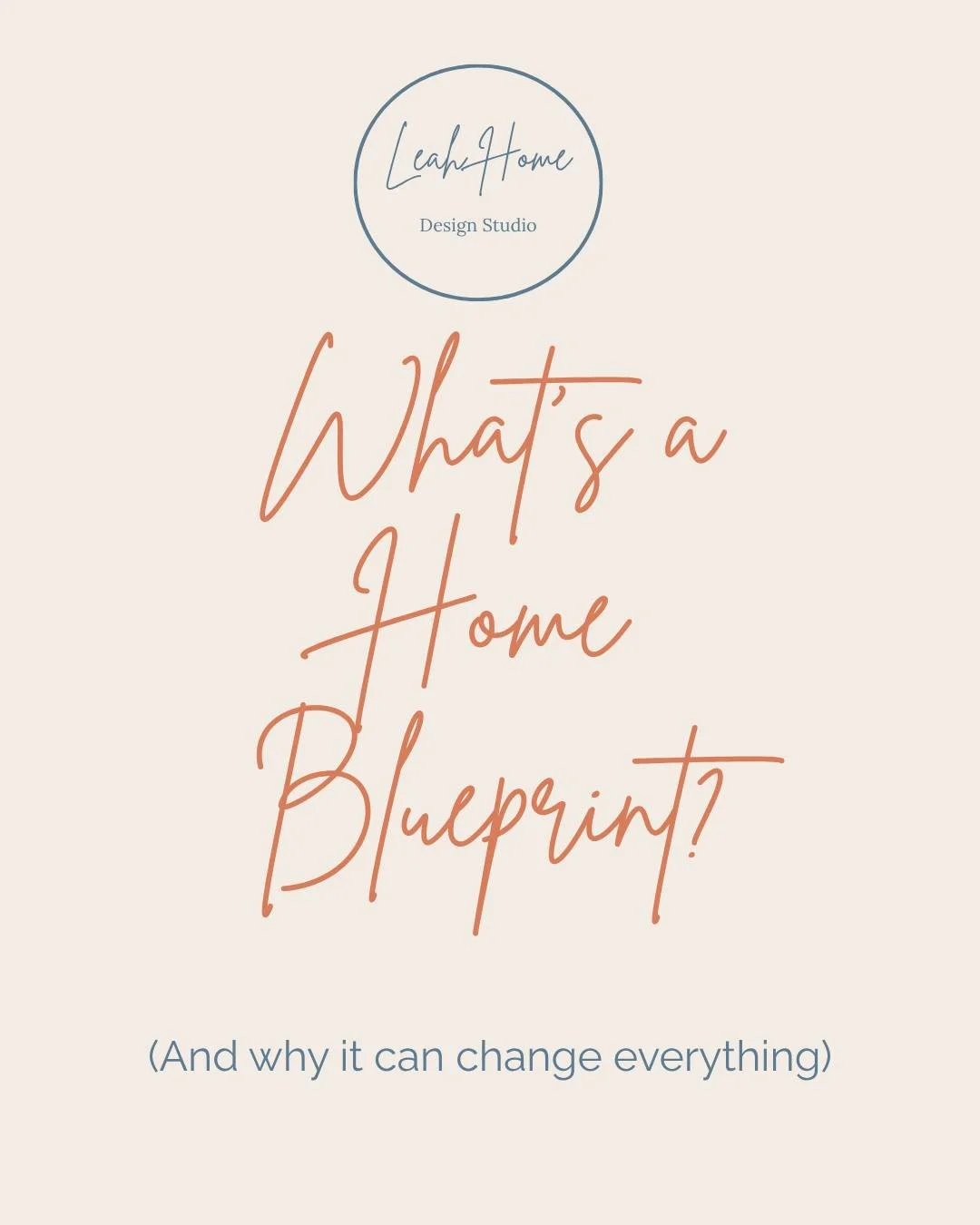 Let me tell you about the Home Blueprint - and why it changes everything. 
(swipe through &rarr;)

Most interior design starts with aesthetics. 
&ldquo;What style do you like? What colors? Show me your Pinterest board.&rdquo;

But here's the problem: