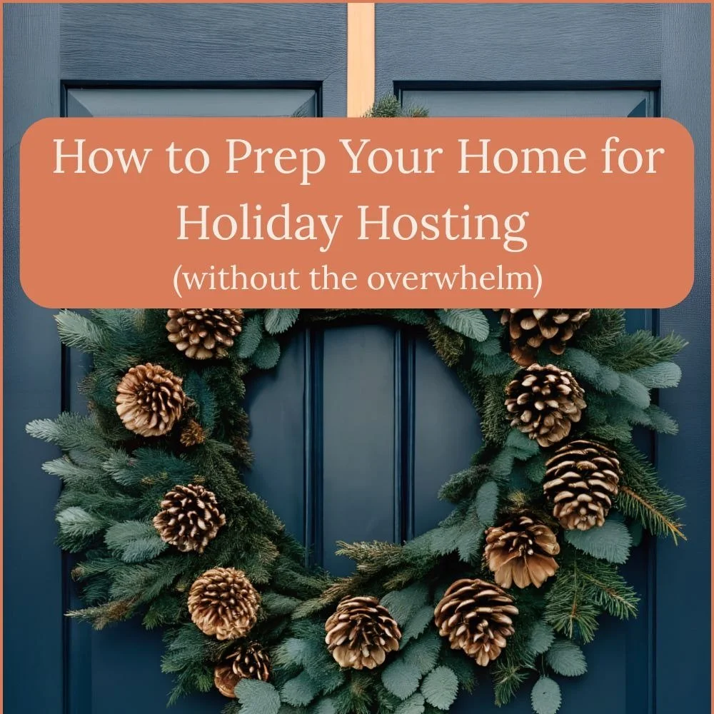 Holiday hosting doesn't mean transforming every room into a showpiece.

It means focusing strategically on what actually matters: the three zones your guests will use most.

🚪 Zone 1: Your Entryway
Here in Canada, winter weather is our reality. You 