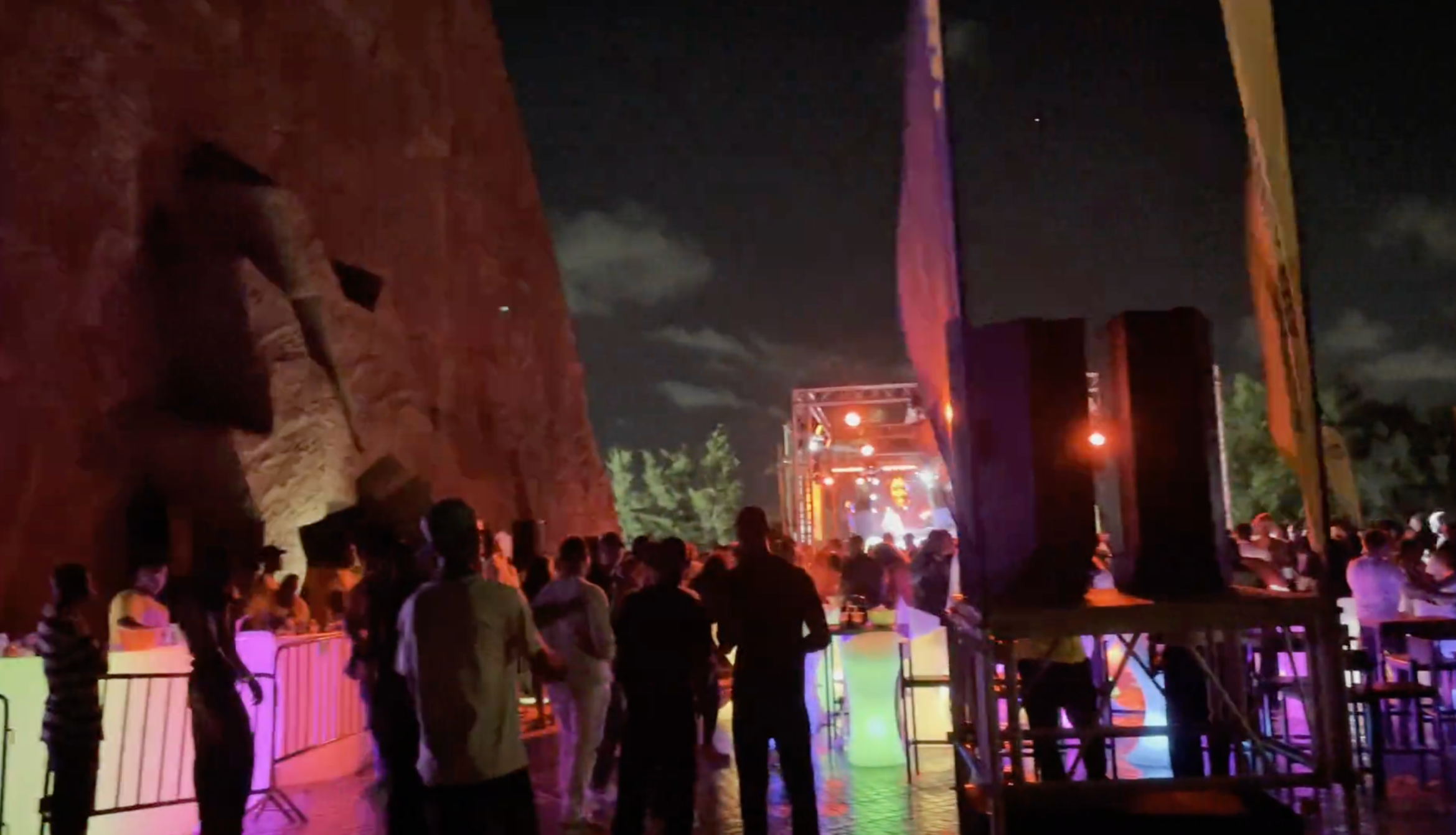Late night party in Dakar