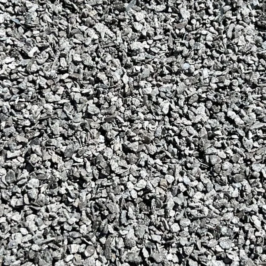 Close-up of small gray gravel stones.