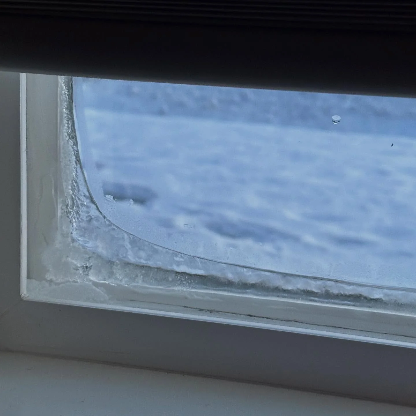 So winter fishing in Alaska can&rsquo;t be that cold, right? 

Well, this is the inside of a window in a warm home on land. Welcome to Alaska folks.

When you&rsquo;re saying your prayers or thinking of those that need extra positive thoughts and car