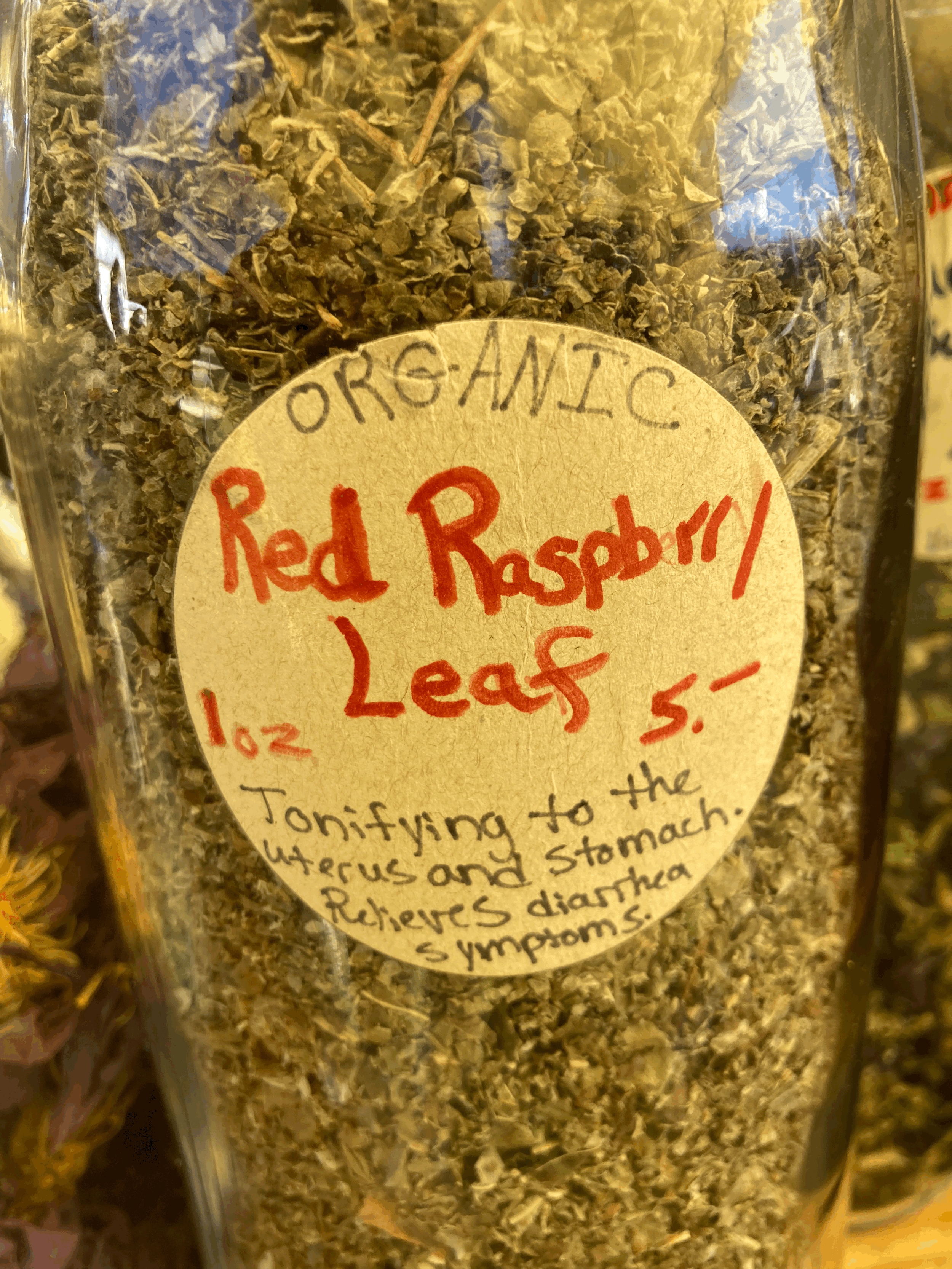 Red Raspberry Leaf - Organic