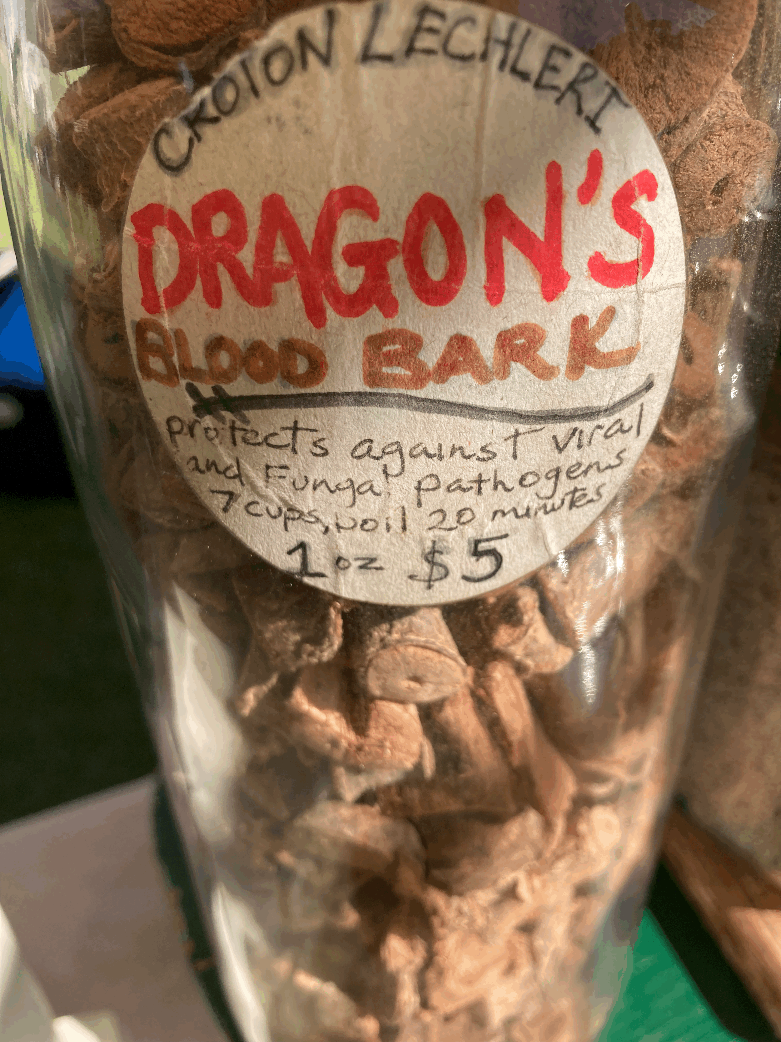 Dragon's Blood Bark