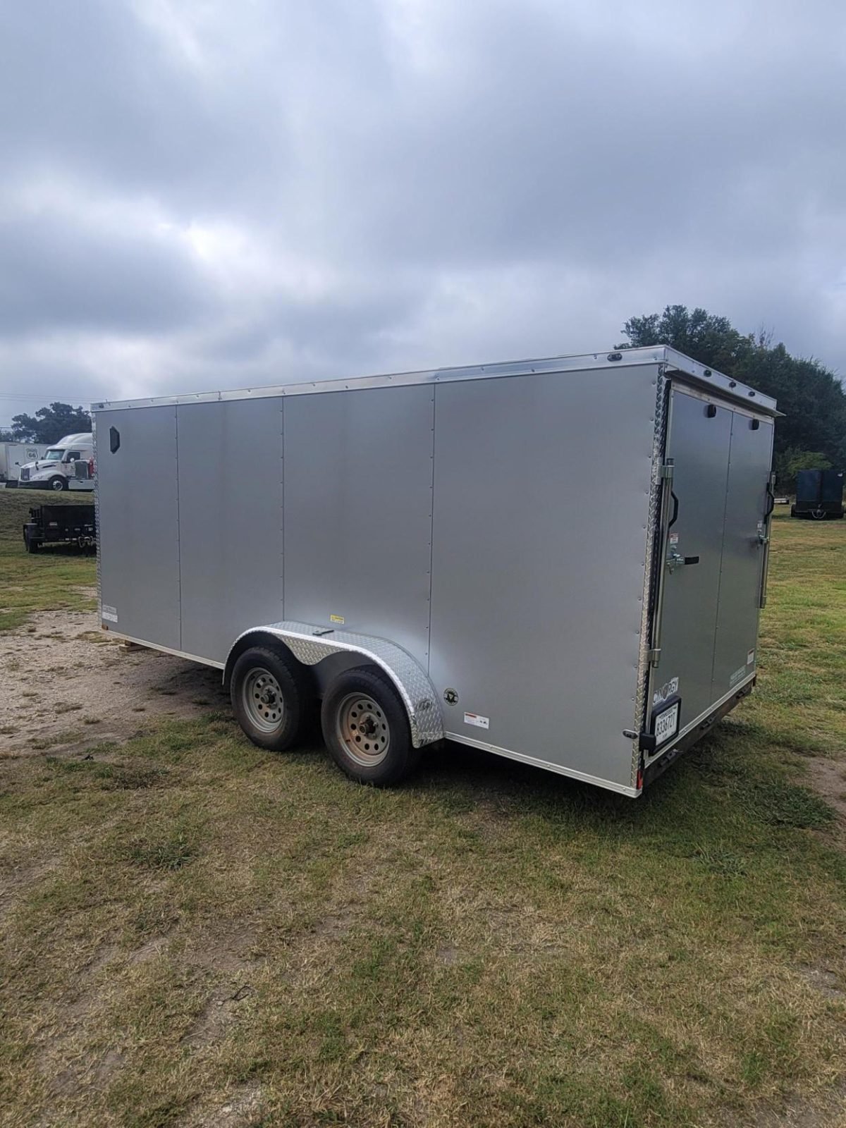 2026 CYNERGY CARGO LLC 7x16 Enclosed Trailer - SILVER - photo 2 - MLE Trailer Solutions