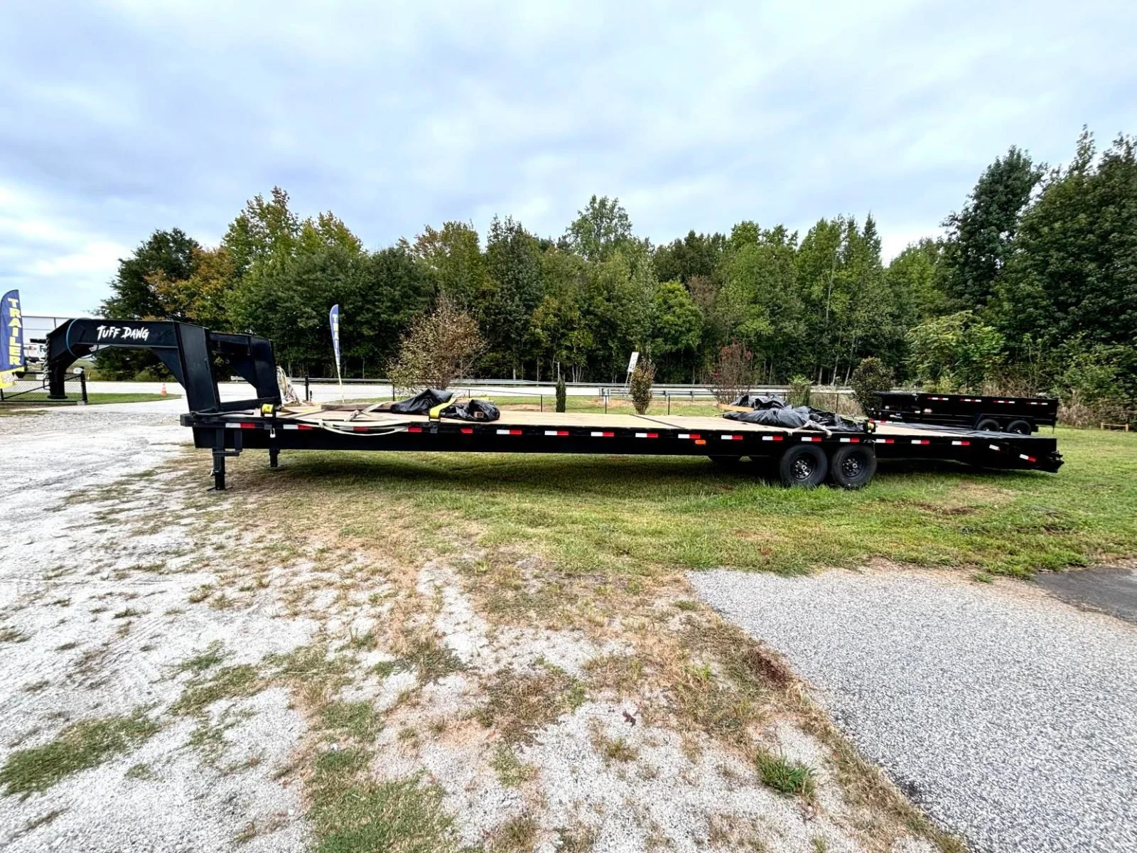 REPO 2025 TUFF DAWG 8x40 Used / Repo Trailer - BLACK - photo 2 - MLE Trailer Solutions