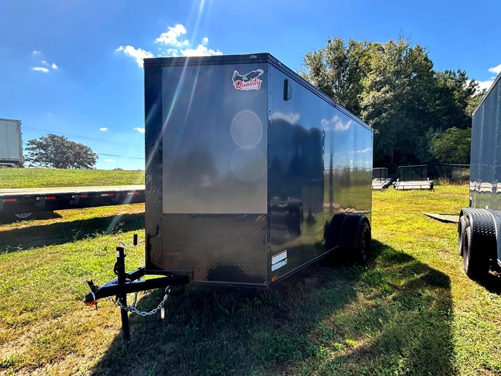2025 Quality Cargo 6x12 Enclosed Trailer - Gray - photo 1 - MLE Trailer Solutions