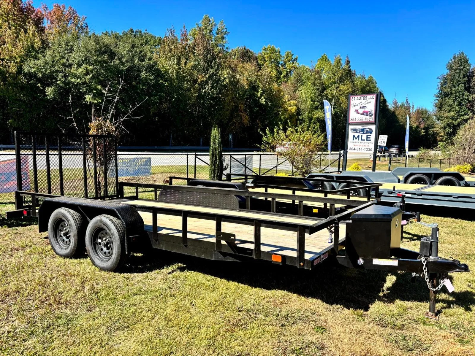 2026 Currahee 7x16 Utility Trailer - Black repo/used - photo 1 - MLE Trailer Solutions