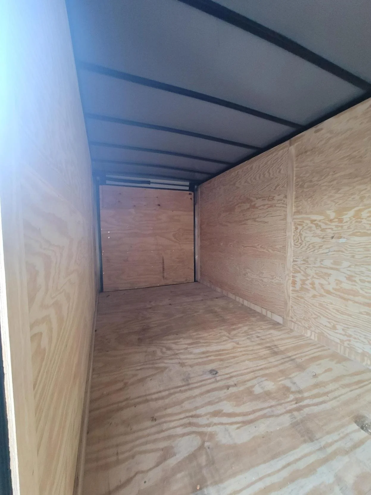 Quaility Cargo 6x16 Enclosed Trailer Picture of Inside.jpg