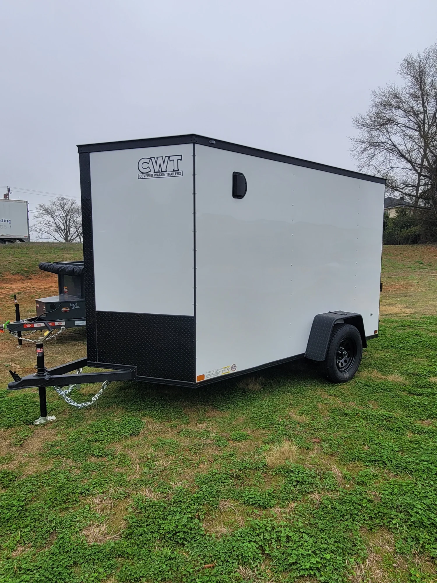 Enclosed cargo trailer at MLE Trailer Solutions