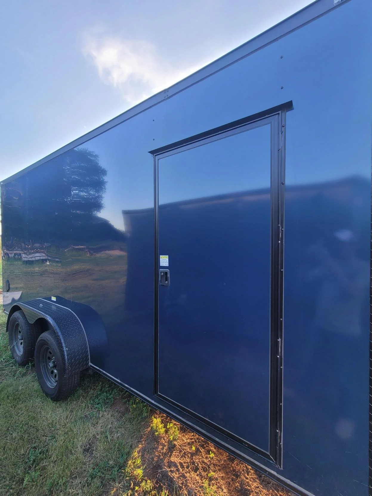 Quaility Cargo 6x16 Enclosed Trailer Door Picture.jpg