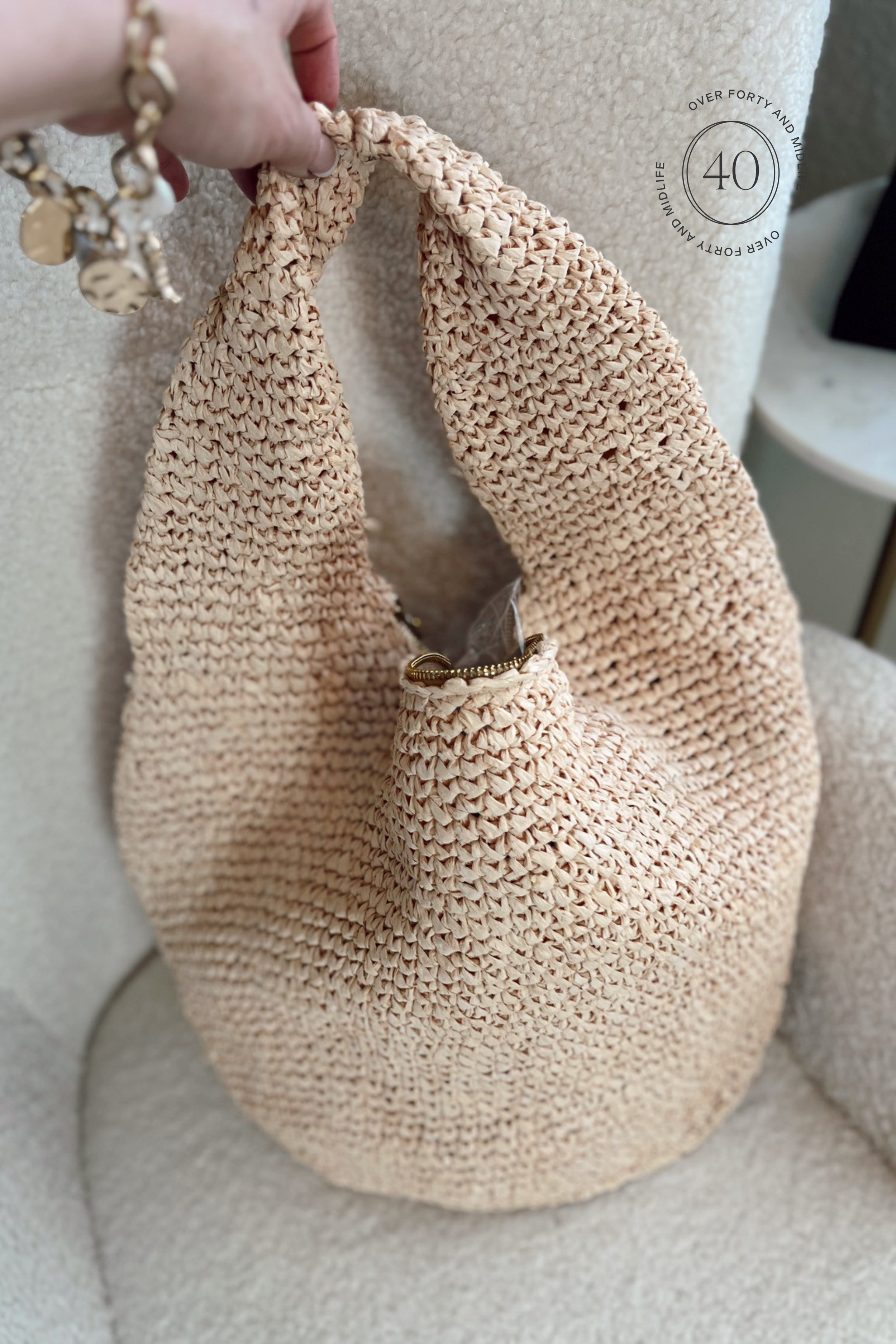 woven beach bag