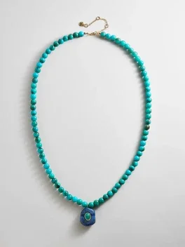 Janelle Semi-Precious Necklace - Turquoise
