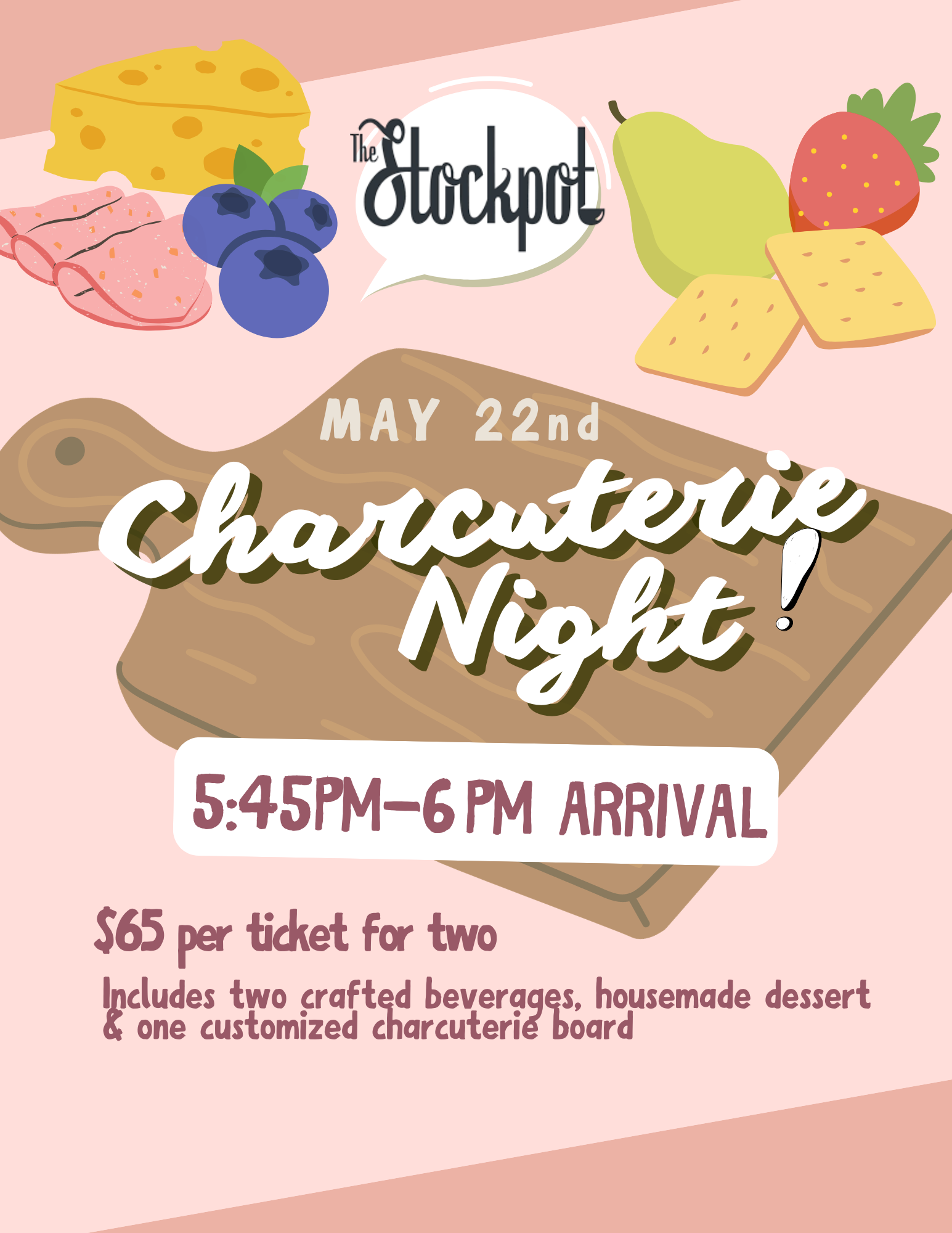Charcuterie Night (5:45-6 Seating)