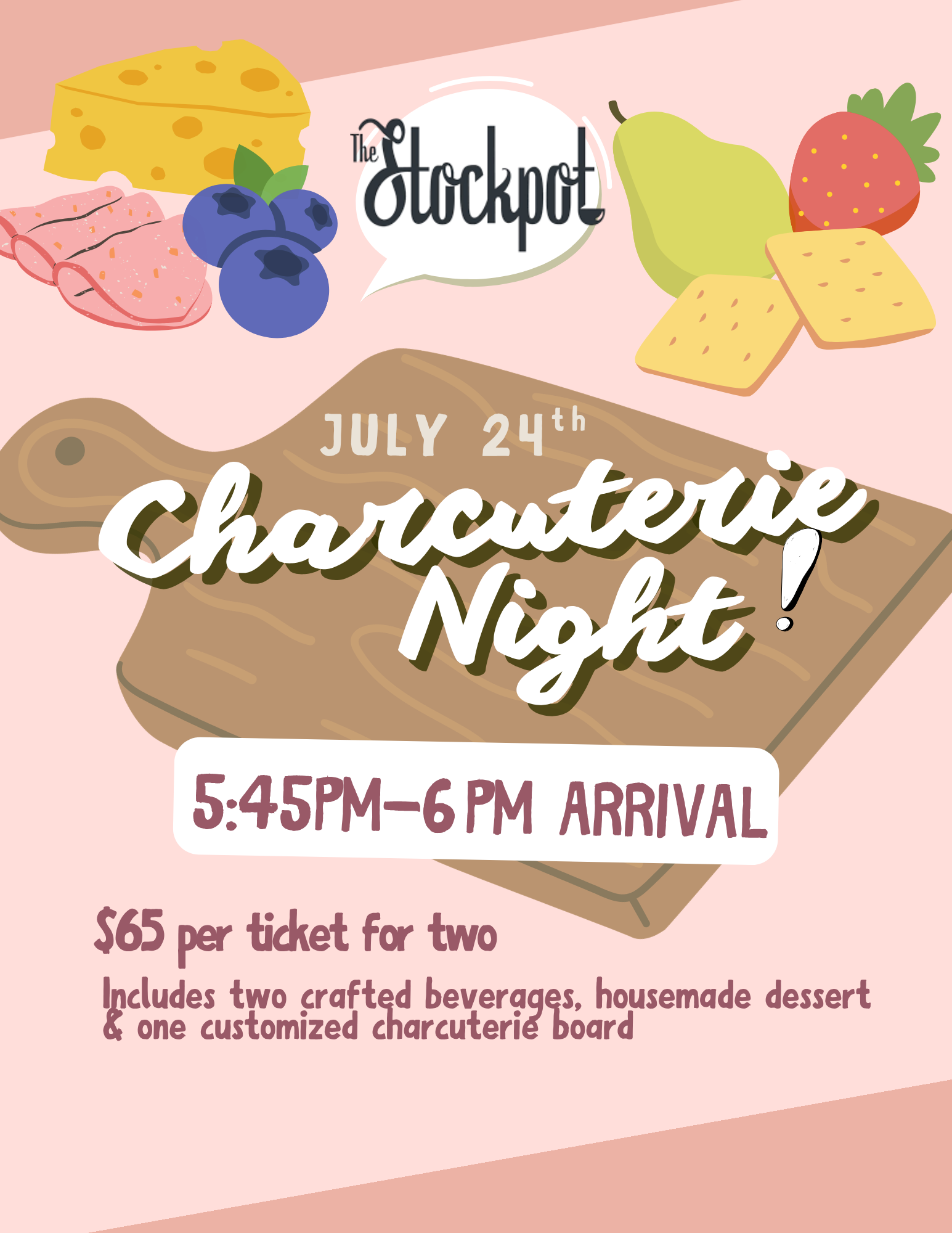 Charcuterie Night (5:45-6 Seating)