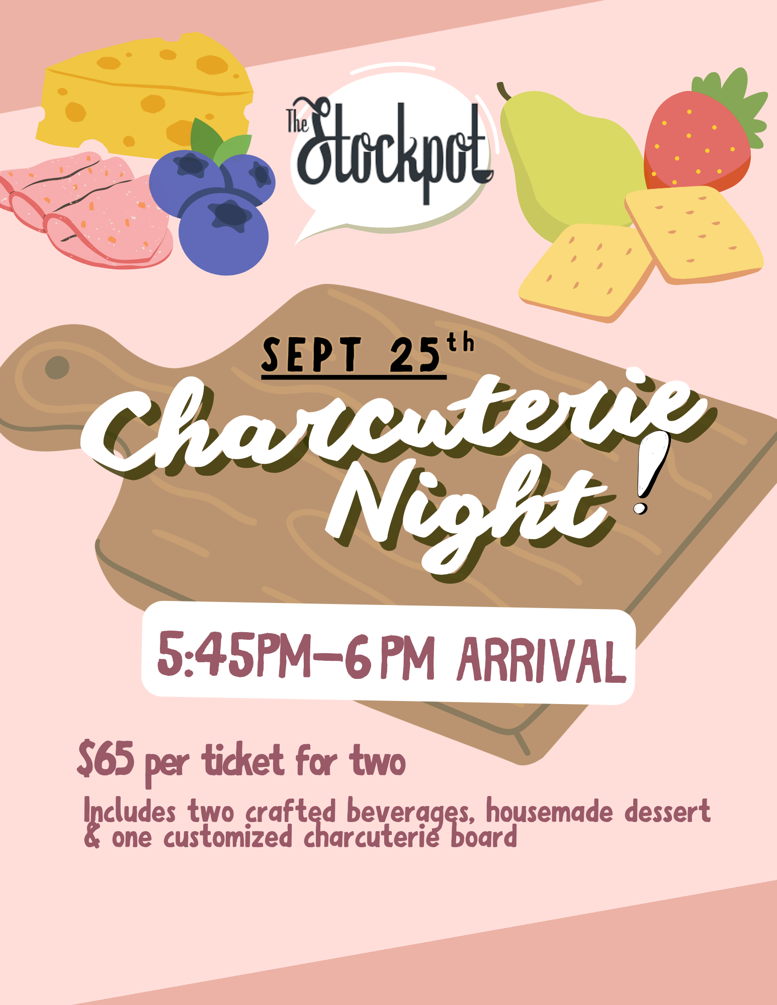 Charcuterie Night (5:45-6 Seating)