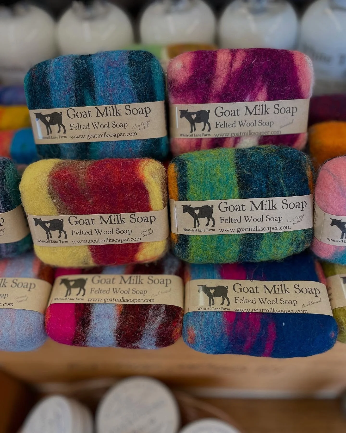 @whitetaillanefarm is back! Just in time for the summer, a perfect gift for anyone! Check them out in the front of the store. 🐐☀️⛅️
&bull;
&bull;
&bull;
&bull;
&bull;
&bull;
#marin #goldengatemarket #foodtasting #foodie #bayarea #winelover #organic 