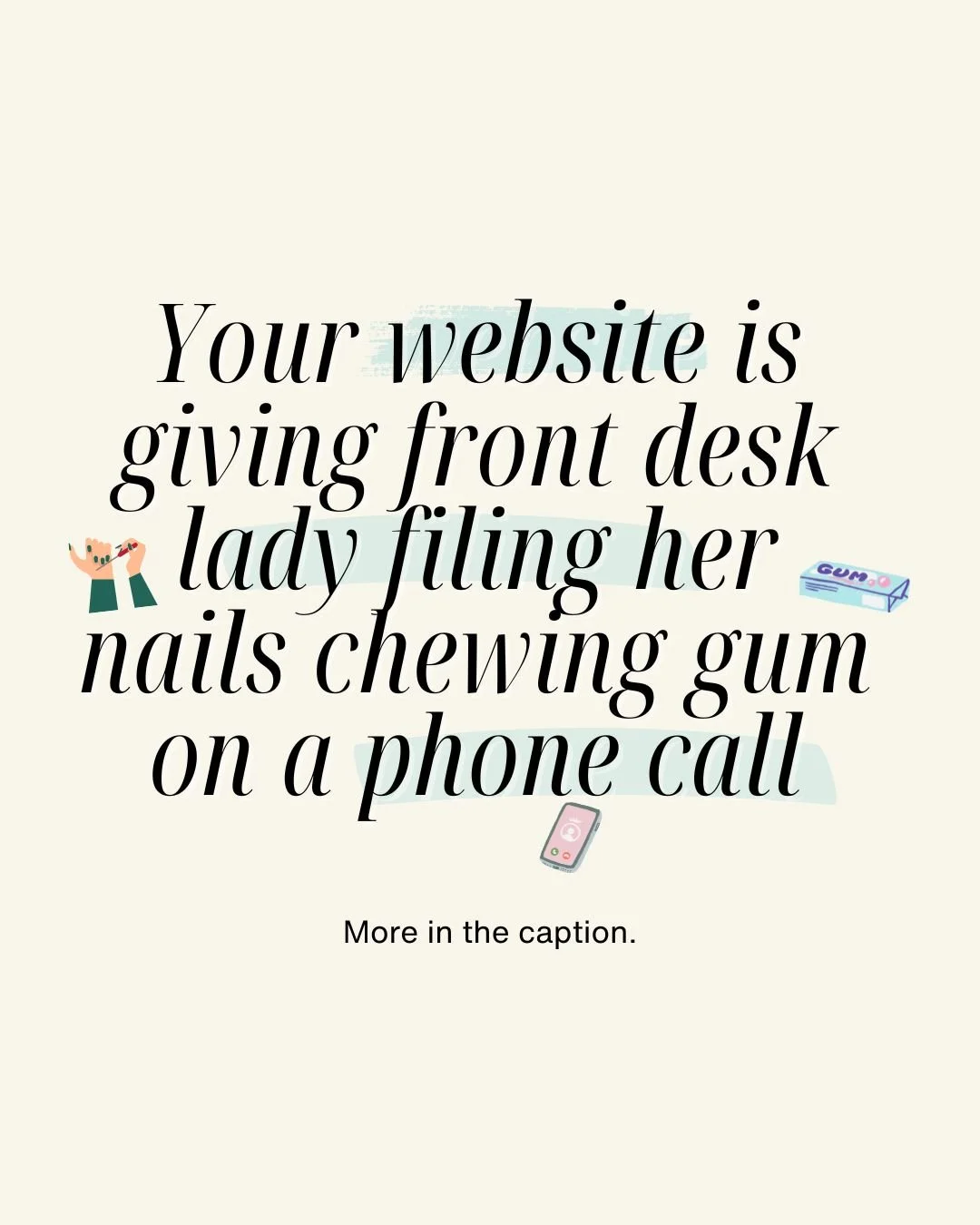 Ever land on a website and instantly feel like you&rsquo;re being ignored?

Like you&rsquo;re standing at a front desk while someone files her nails, chews gum, and talks on the phone, barely acknowledging you?

That&rsquo;s exactly how your potentia