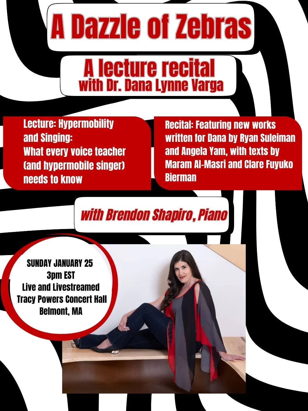 A Dazzle of Zebras: lecture recital with Dr. Dana Lynne Varga