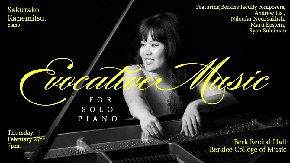 Evocative Music for Solo Piano; feat. Sakurako Kanemitsu