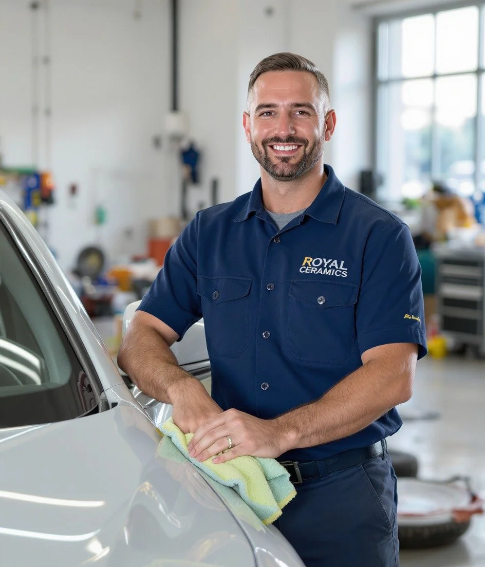 Meet Jake 👋&mdash;our detail pro who can spot a paint flaw from a mile away! 🚗✨ Ready to have give your ride the royal treatment ? Call Us Today 360-649-7076
#MeetTheTeam #AutoDetailing #RoyalCeramics