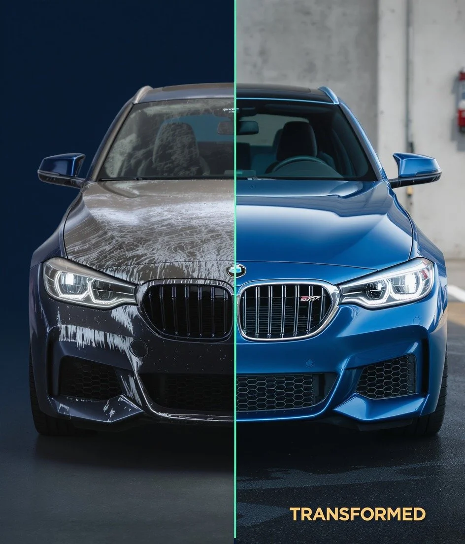 Swipe for the ✨WOW✨! Our Superior Detailing turns any ride into a stunner. Ready for your before &amp; after? 🚗🔥 #AutoDetailing #CarTransformation #WowFactor #RoyalCeramics #BeforeAndAfter