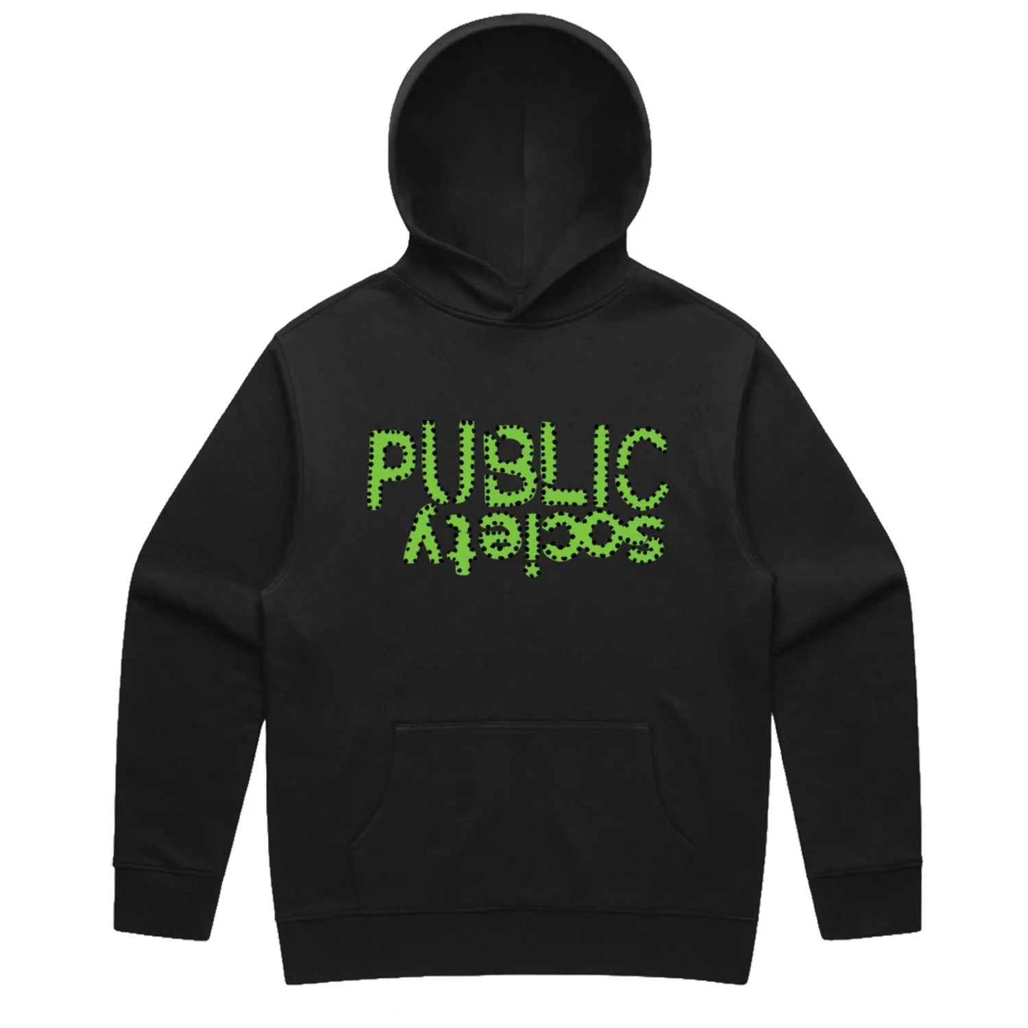 Puff Hoodie in Black