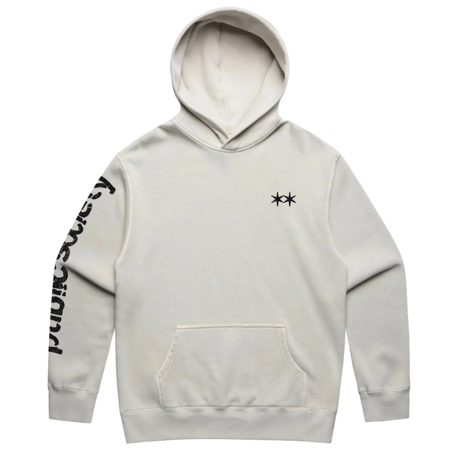 Stars Hoodie in Faded Bone