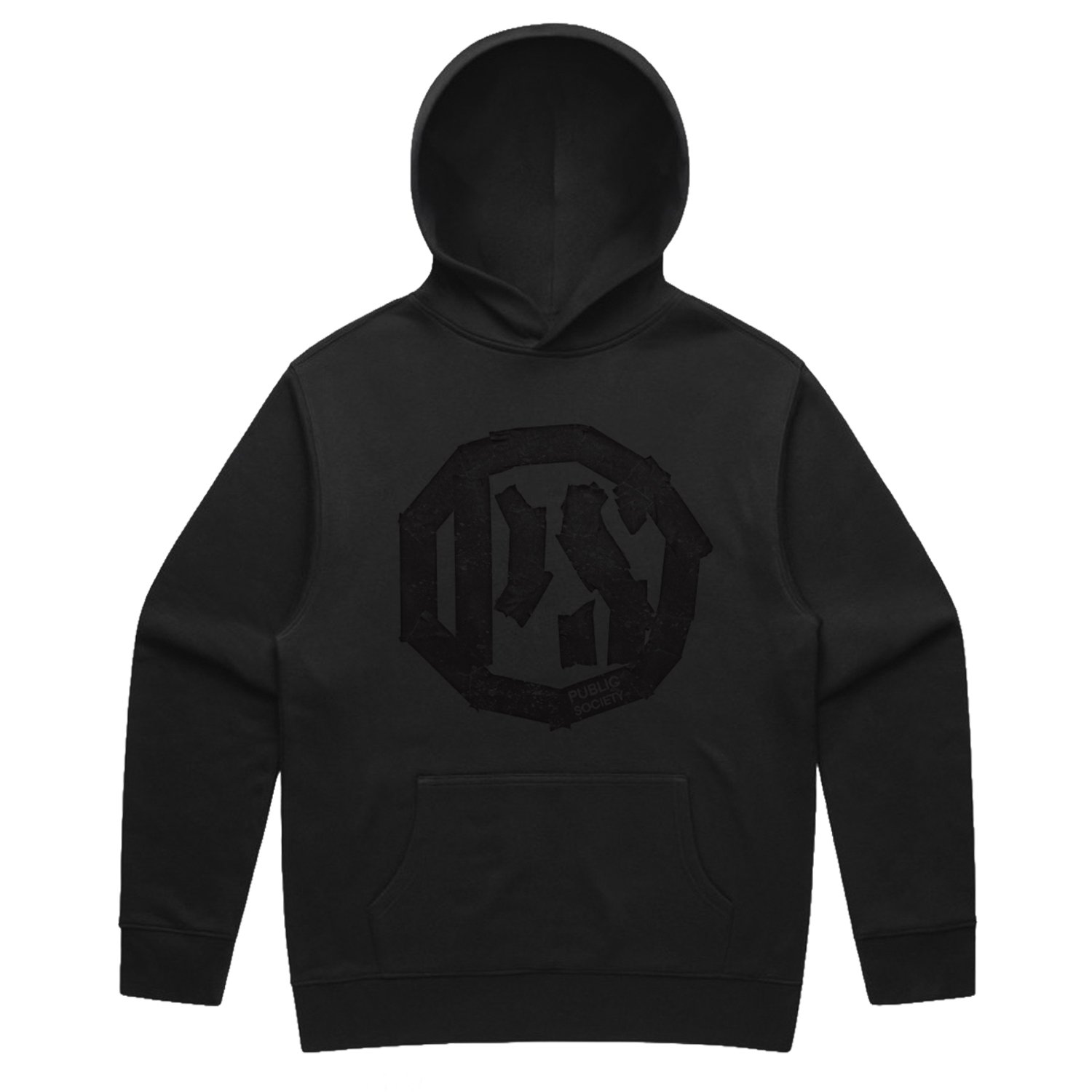 PS Tape Hoodie In Black