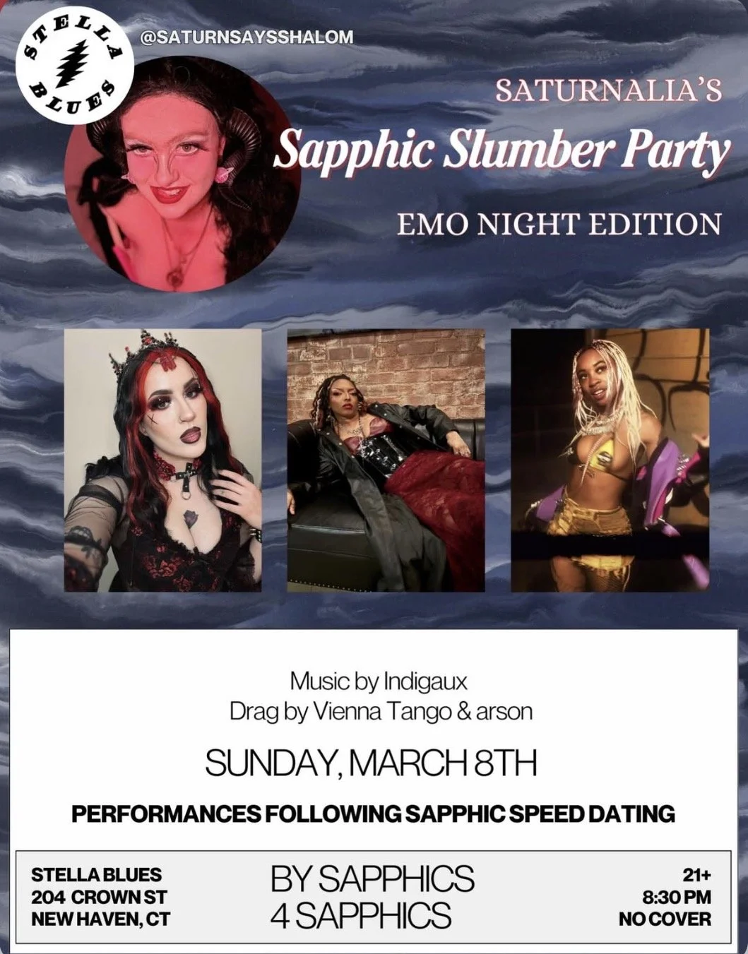  Sapphic Slumber Party - Speed Dating!