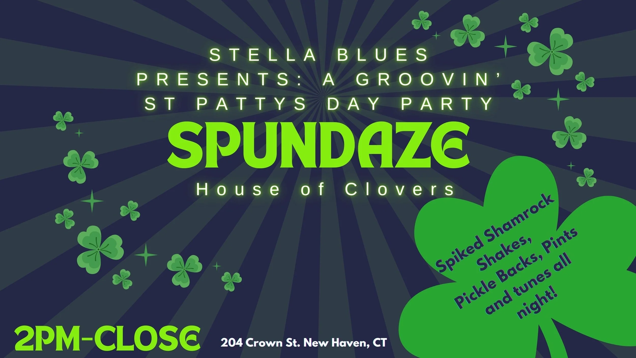 A SPECIAL ST. PATRICKS DAY Spundaze w/ Bizo &amp; Brdy - WE OPEN AT 2pm 