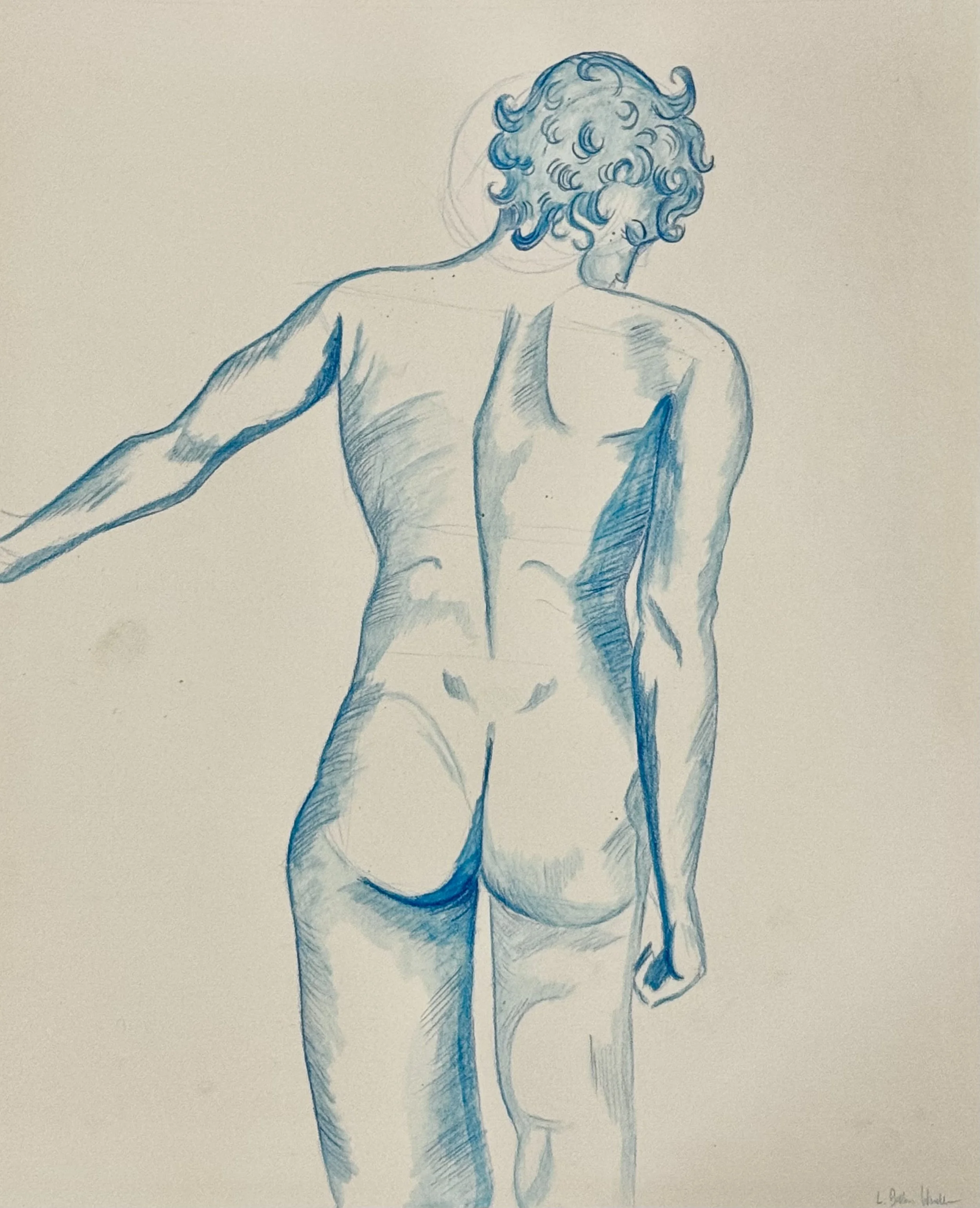 Standing Back 3/4 Female