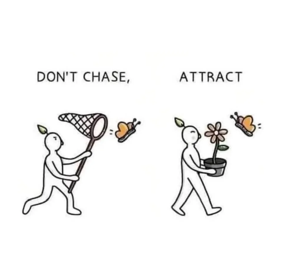 Attract Over Chase: Stepping Off the Hamster Wheel