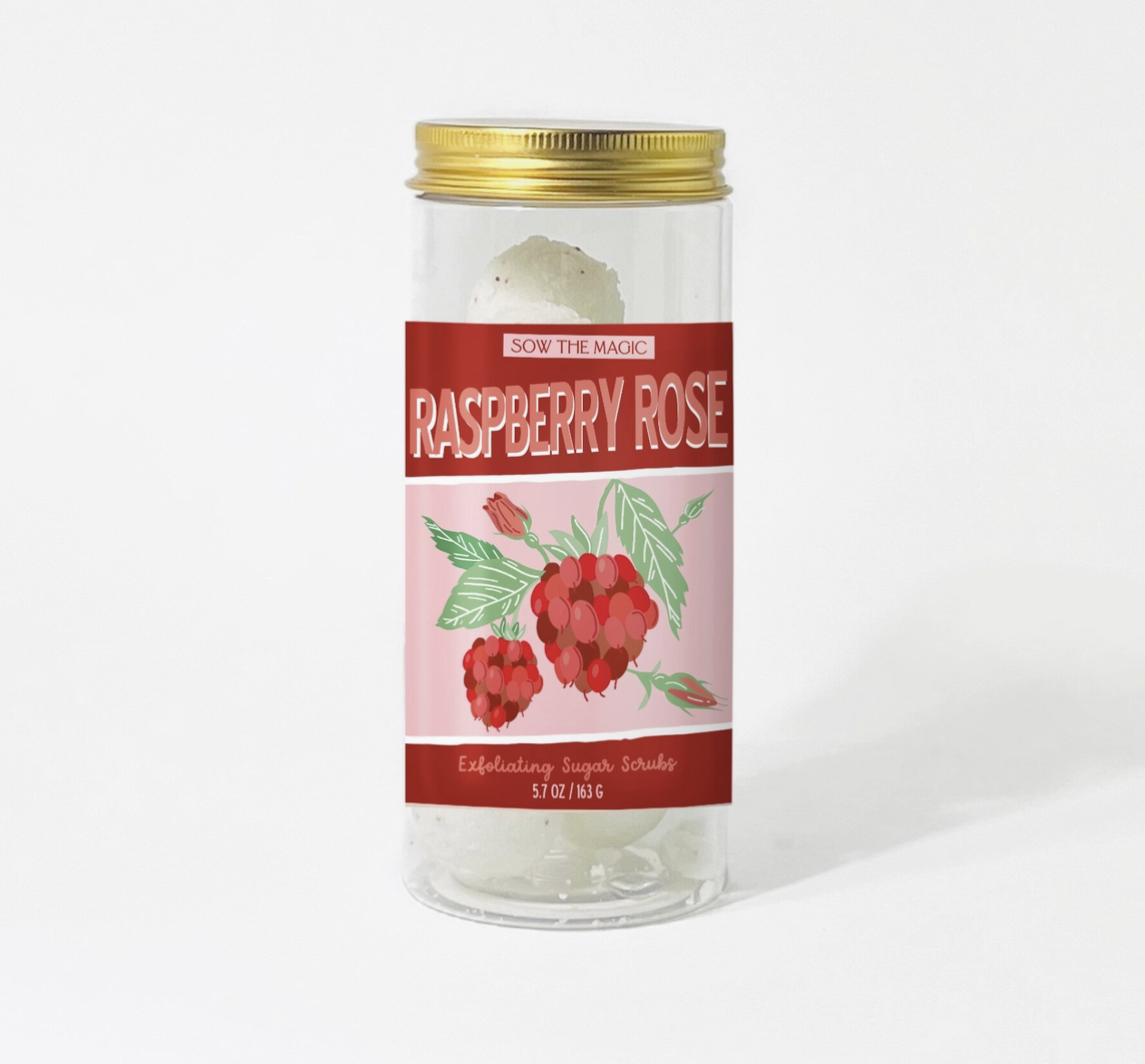 Raspberry Rose Exfoliating Sugar Scrubs