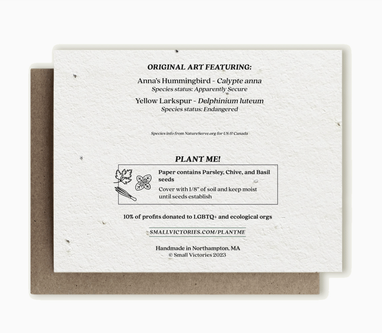 Hummingbird Plantable Card Back.png