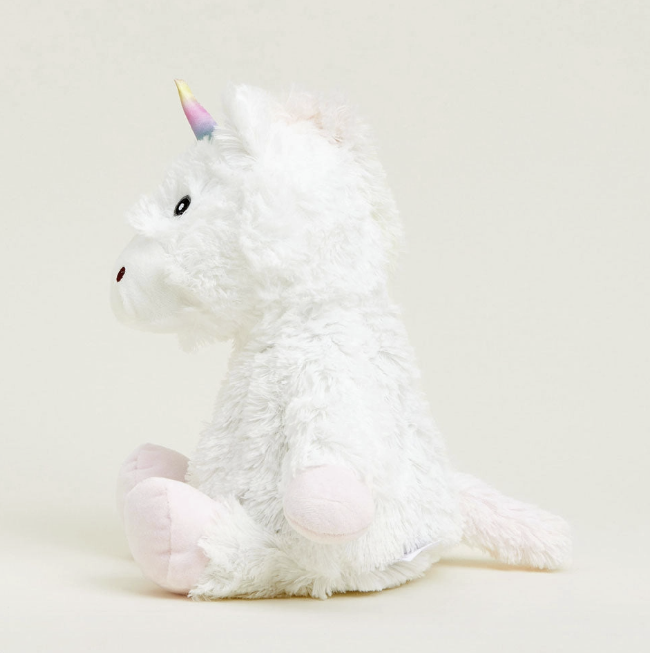 White Unicorn Warmies Side.png