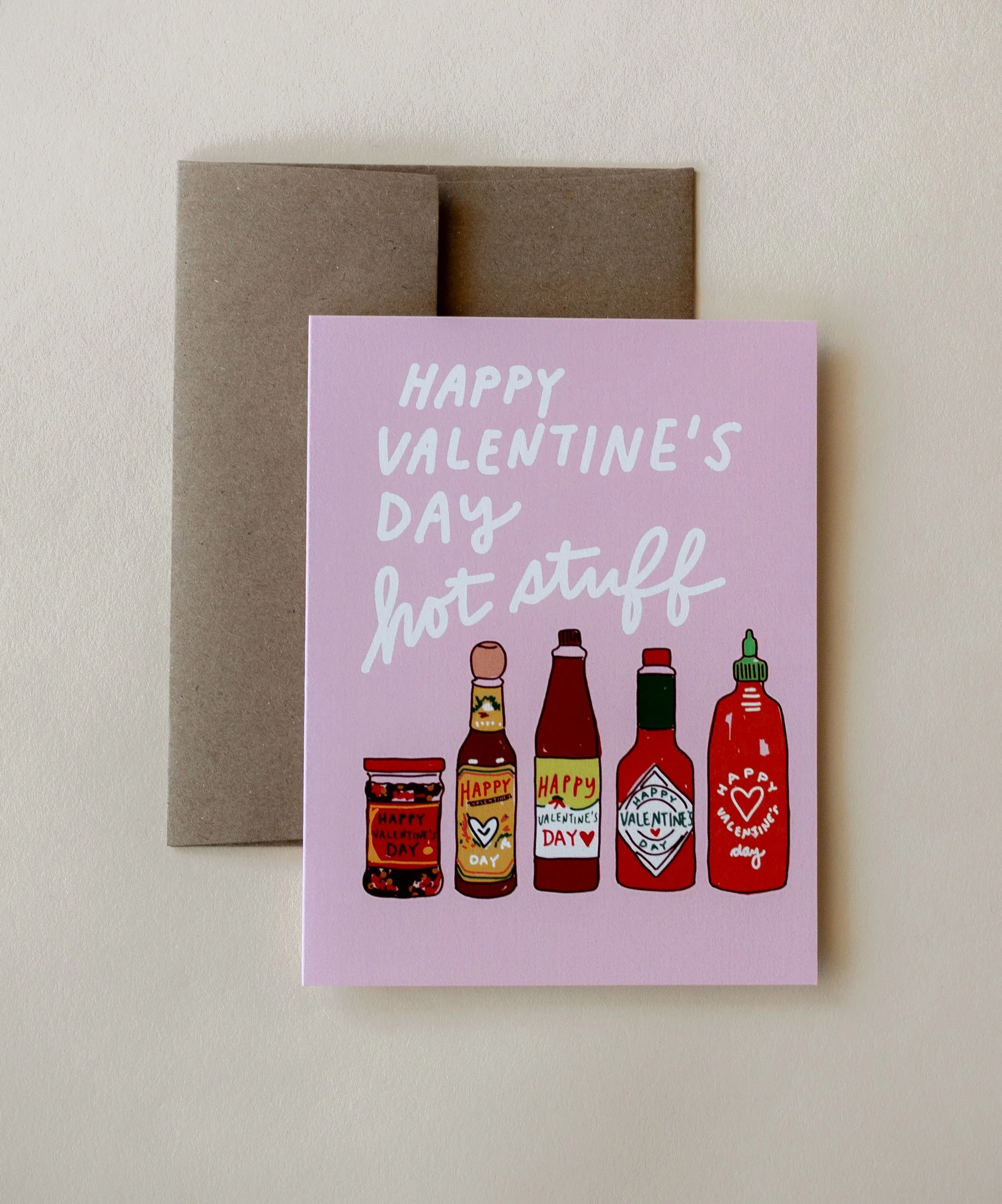 Hot Sauce Valentine's Day Card
