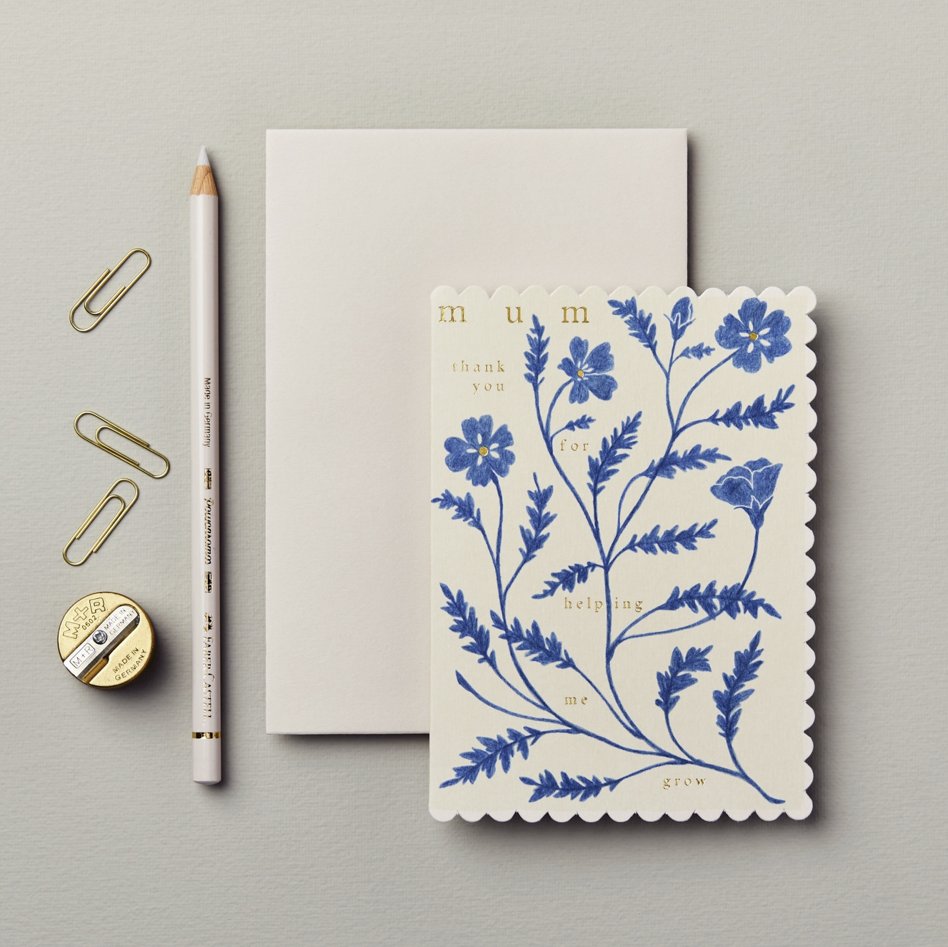 “Thank You Mum for Helping Me Grow” Card