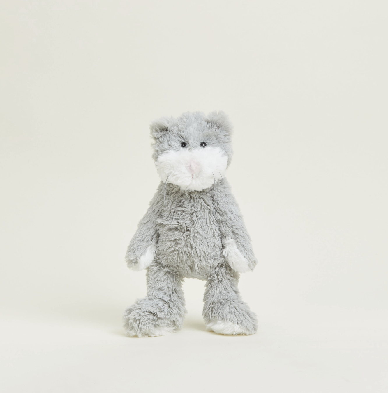 Gray & White Warmies Cat