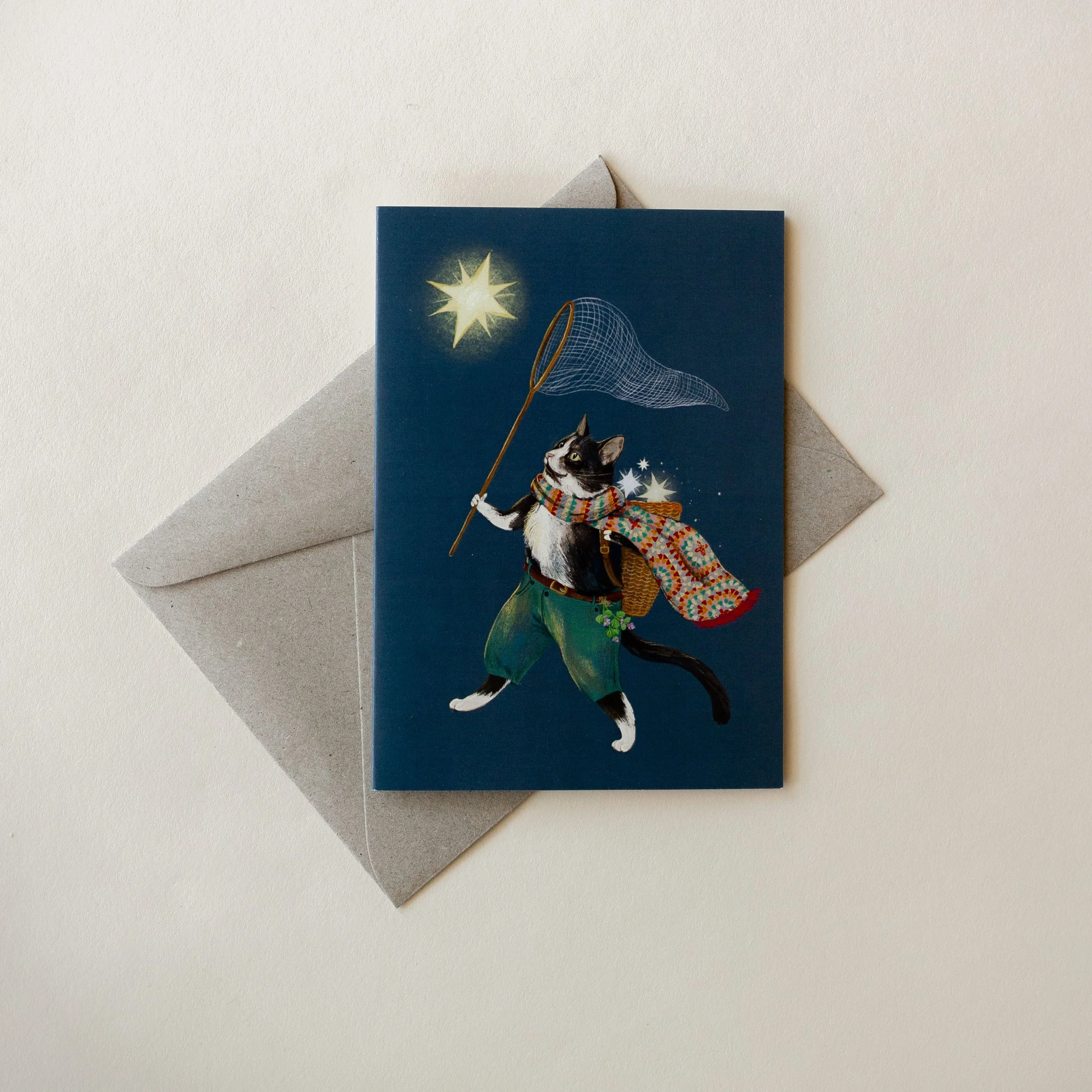 Ashy the Cat Greeting Card