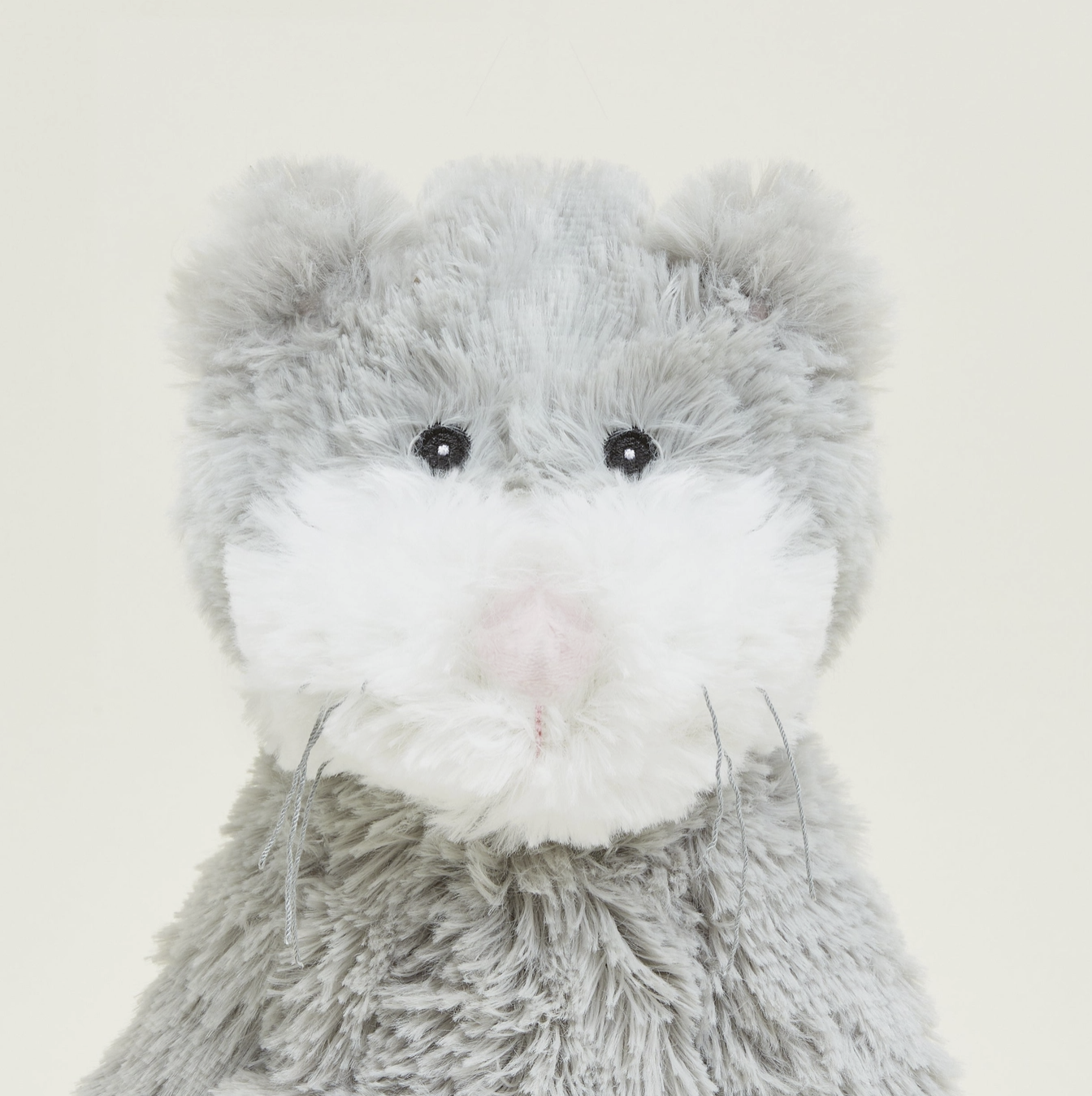 Gray & White Warmies Cat