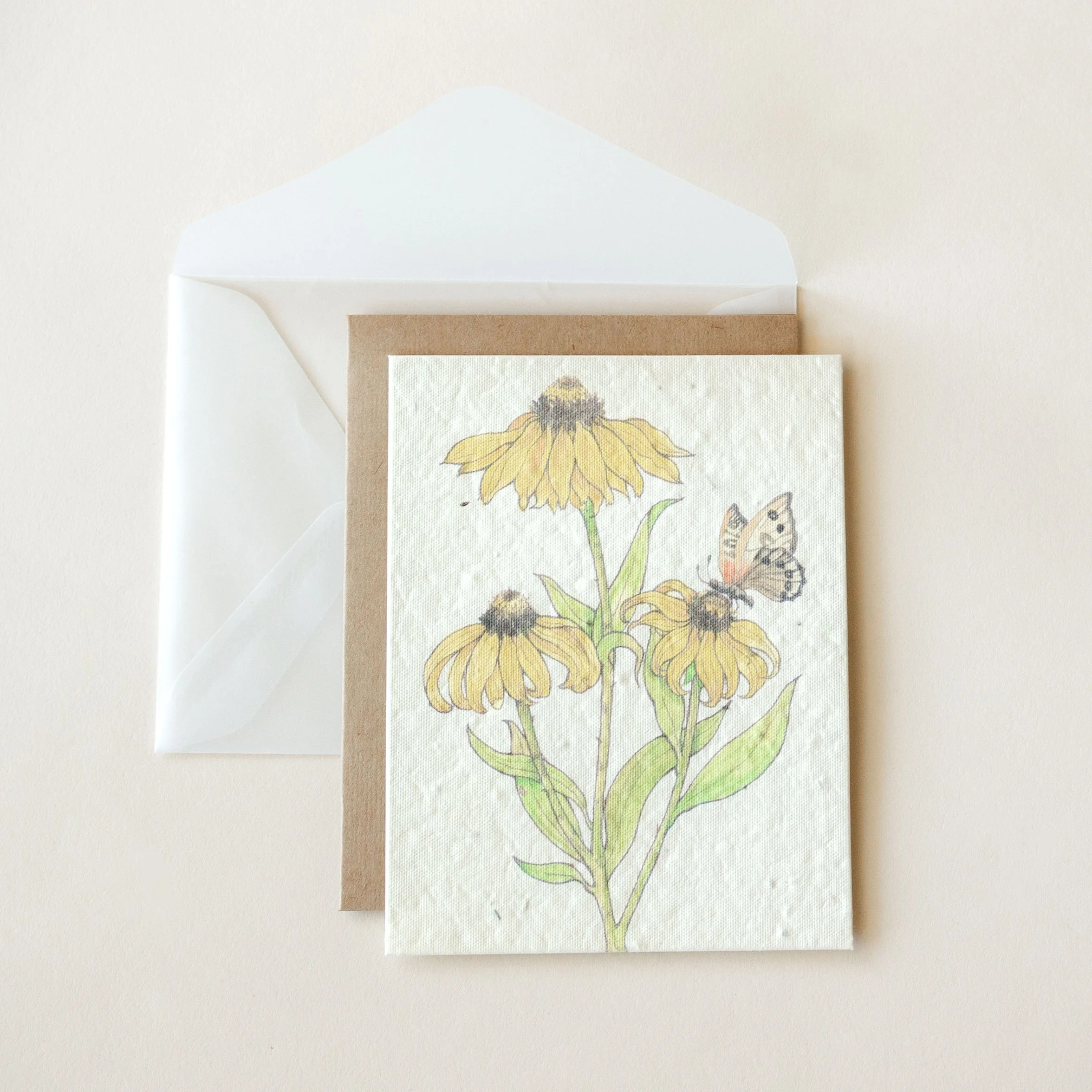 Black Eyed Susan Plantable Wildflower Seed Card