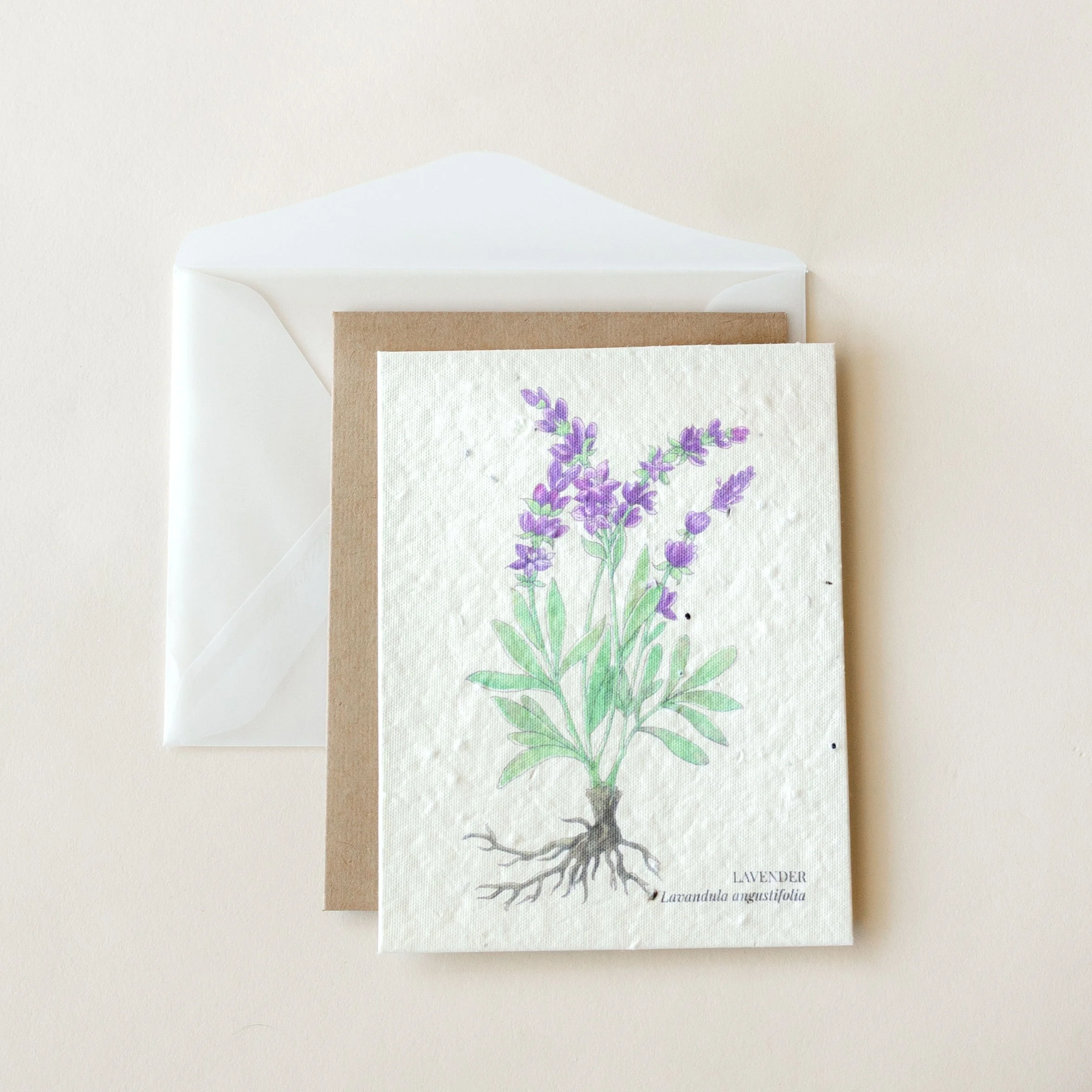 Lavender Plantable Wildflower Seed Card